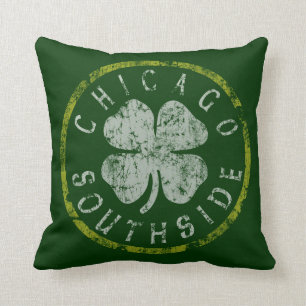 Coussin irlandais de MoJo d'Américain de Chicago