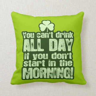 Coussin Irlandais du jour de St Patrick drôle