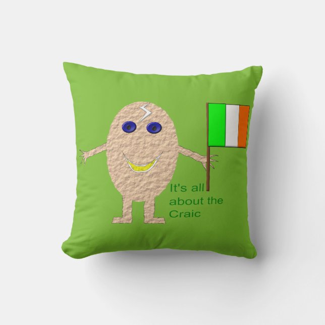 Coussin irlandais patriotique (Recto)
