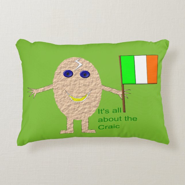 Coussin irlandais patriotique (Devant)
