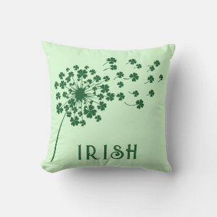Coussin Irlandais - Quatre feuilles de clocher Dandelion