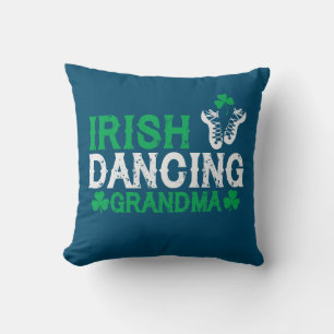 Coussin Irlandaise Danser Grand-mère Irlandaise Danseuse d