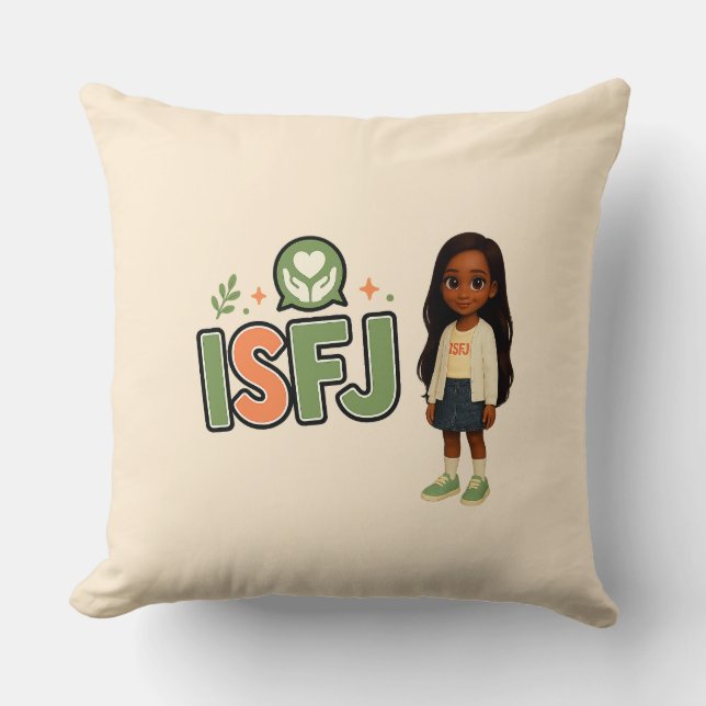 Coussin ISFJ — A Guardiã da Harmonia (Recto)