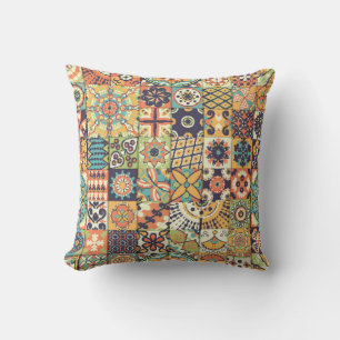 Coussin Islam décoratif : Main Vintage Tirée.