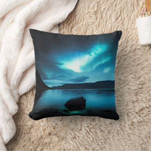 Coussin Islande - Northern Lights à Westfjords, Islande T