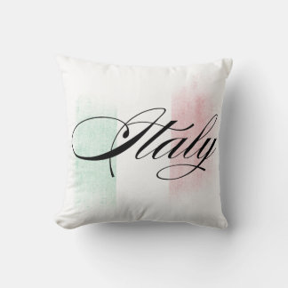 Coussin  Italian flag green white red Italy Pride