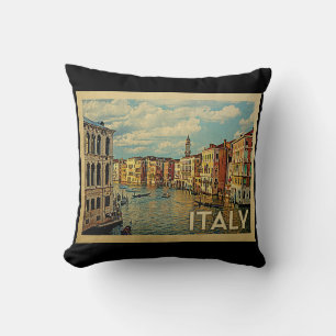 Coussin Italie Vintage voyage de Venise