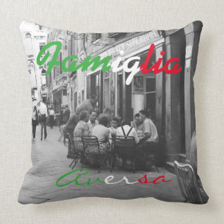 Coussin italien de famille - coussin d'accent de