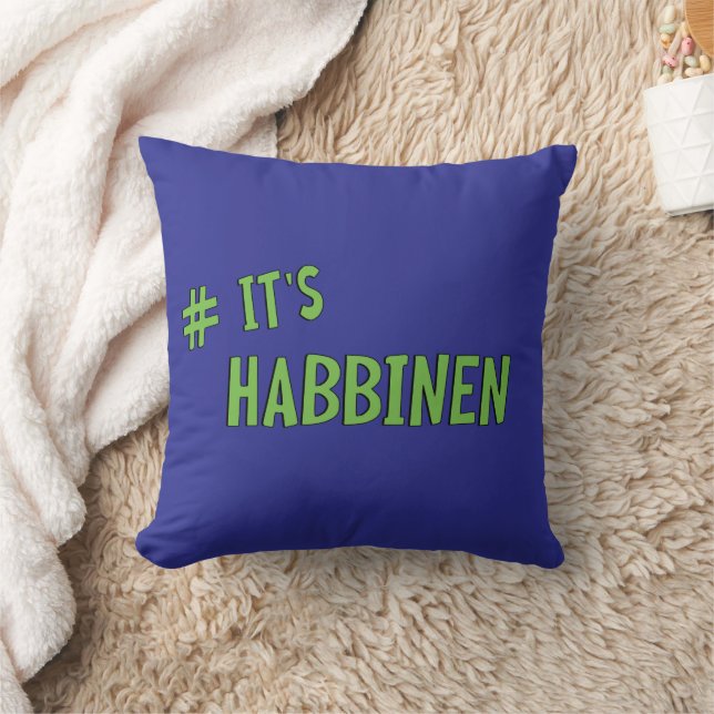 Coussin #It's Habbenin (Couverture)