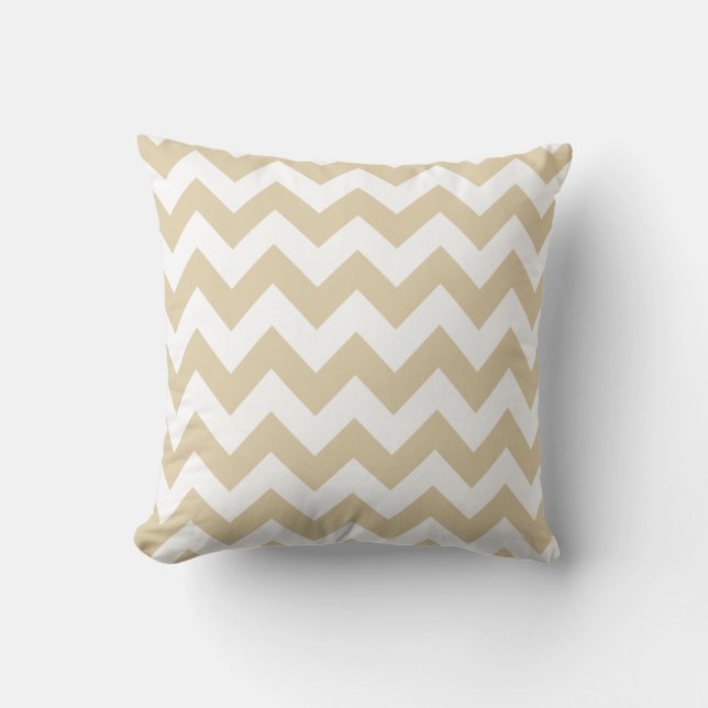 Coussin Ivory Neutral Chevron (Recto)