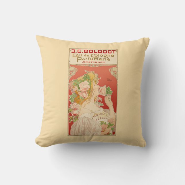 Coussin J.C. Boldoot Eau de Cologne (Recto)