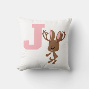 Coussin J est pour Jackalope