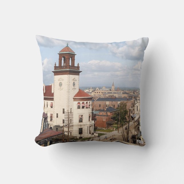 Coussin Jacksonville Fl - L'ancien bureau de poste de Jack (Recto)