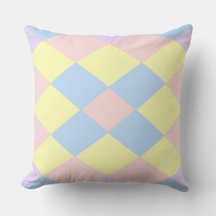 Coussin Jacquard aux couleurs Pastel Spring