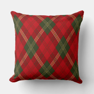Coussin Jacquard Tartan Scottish Diamond motif