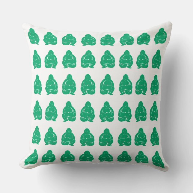 Coussin Jade Asian Moods Bouddah Boys (Recto)