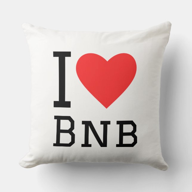 Coussin J'adore bnb (Recto)