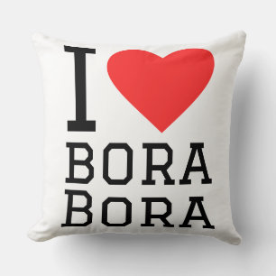 Coussin J'adore Bora Bora