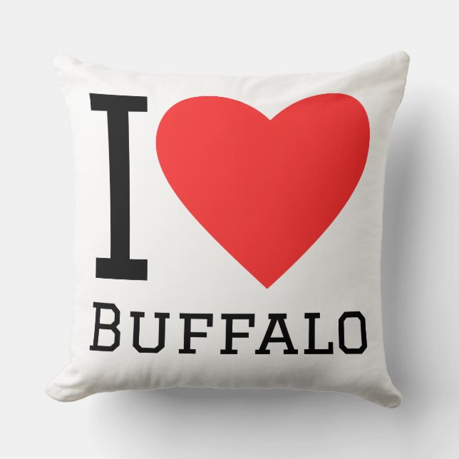 Coussin J'adore Buffalo (Recto)
