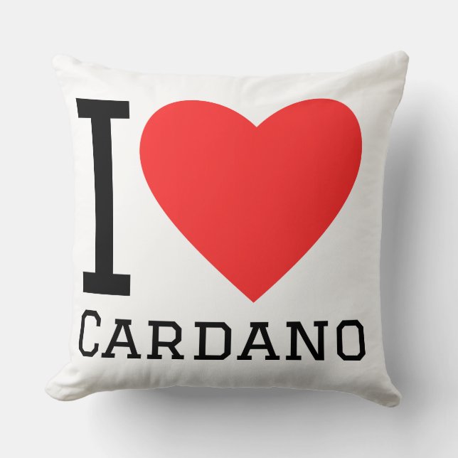 Coussin J'adore Cardano  (Recto)