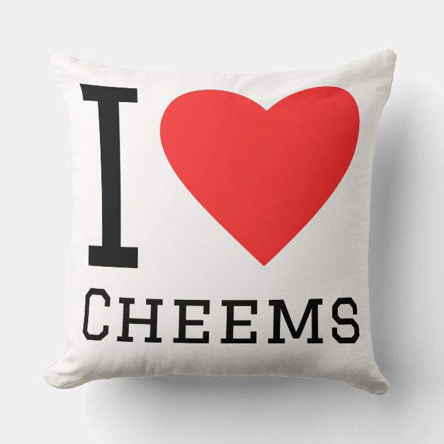 Coussin J'adore cheems  (Recto)