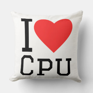 Coussin J'adore cpu