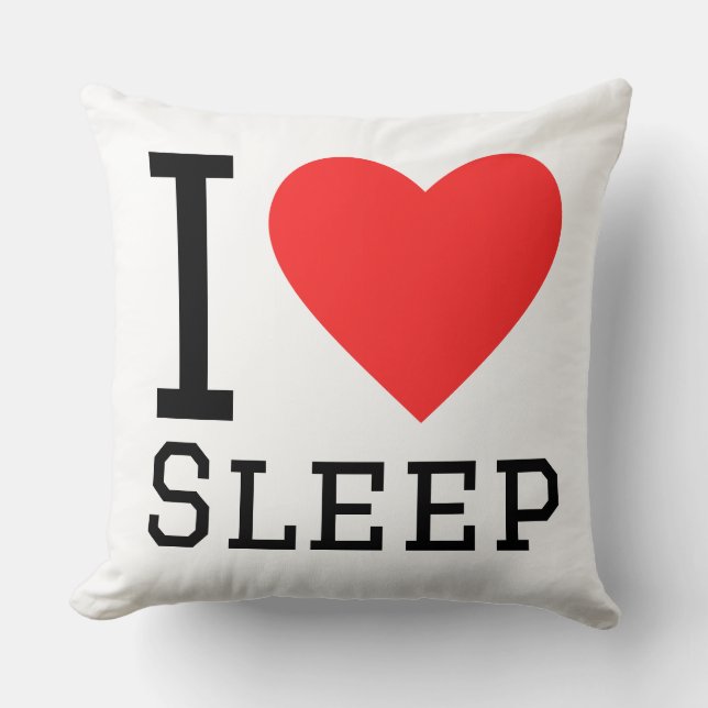 Coussin J'adore dormir (Recto)