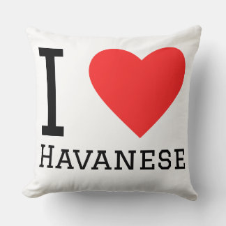 Coussin J'adore havanais