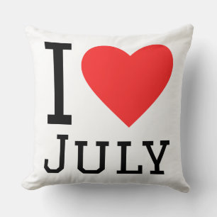 Coussin J'adore juillet