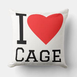Coussin J'adore la cage