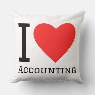 Coussin J'adore la comptabilité
