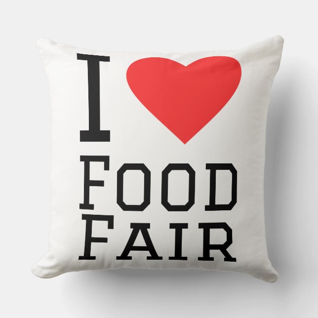 Coussin J'adore la foire gastronomique (Recto)