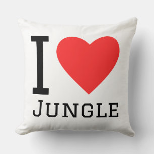Coussin J'adore la jungle