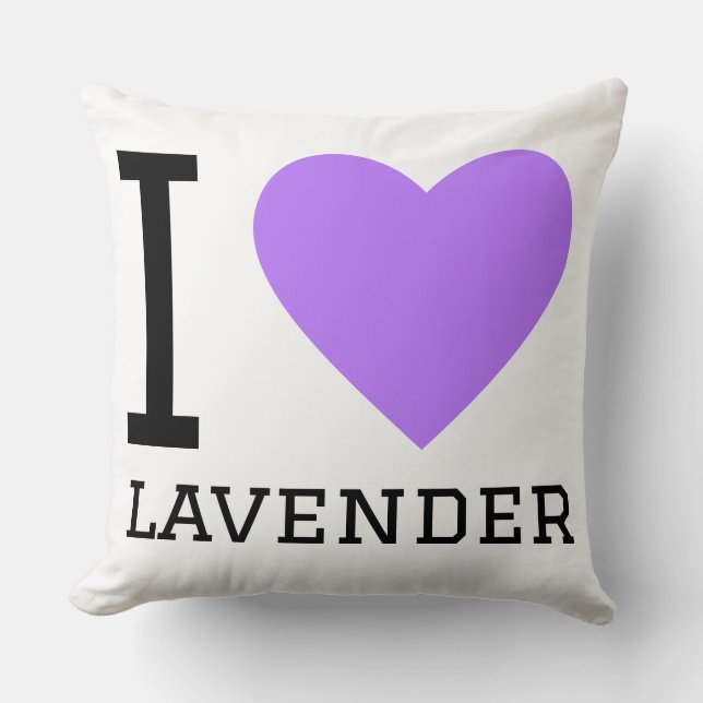 Coussin J'adore la lavande (Recto)