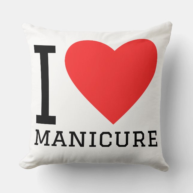 Coussin J'adore la manucure (Recto)
