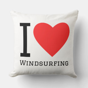 Coussin J'adore la planche à voile