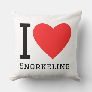Coussin J'adore la plongée en apnée