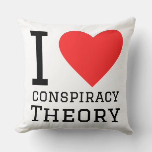 Coussin J'adore la théorie du complot