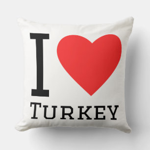 Coussin J'adore la Turquie