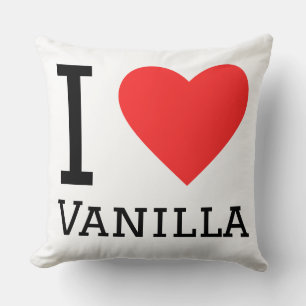 Coussin J'adore la vanille