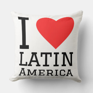 Coussin J'adore l'Amérique latine