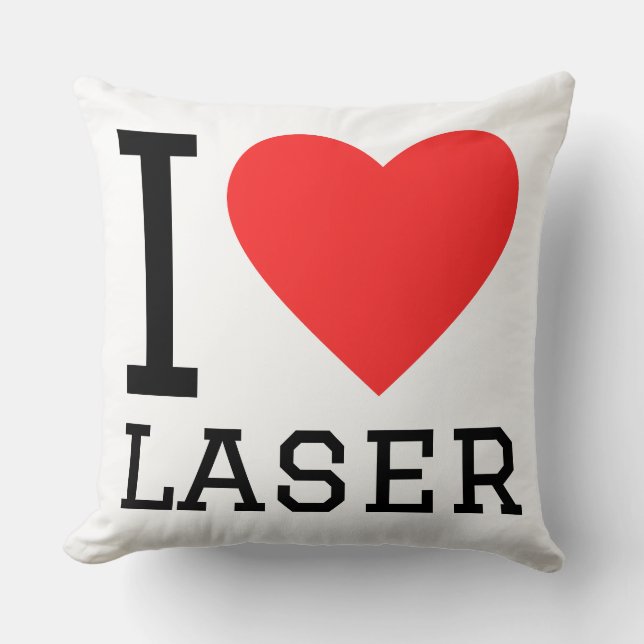 Coussin J'adore laser (Recto)