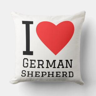 Coussin J'adore le berger allemand