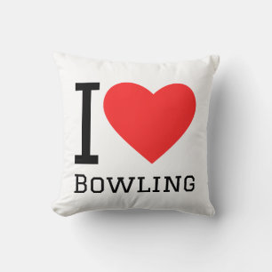 Coussin J'adore le bowling