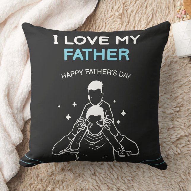 Coussin J'adore le dessin de promenade sur les épaules de  (Couverture)