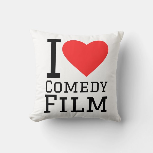 Coussin J'adore le film comique (Recto)