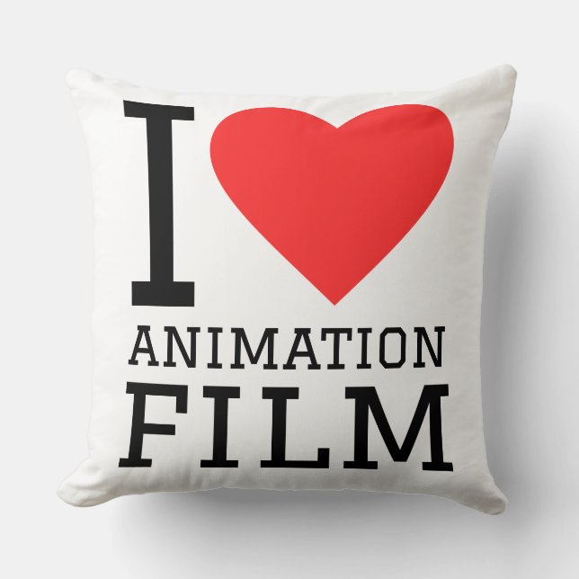 Coussin J'adore le film d'animation  (Recto)
