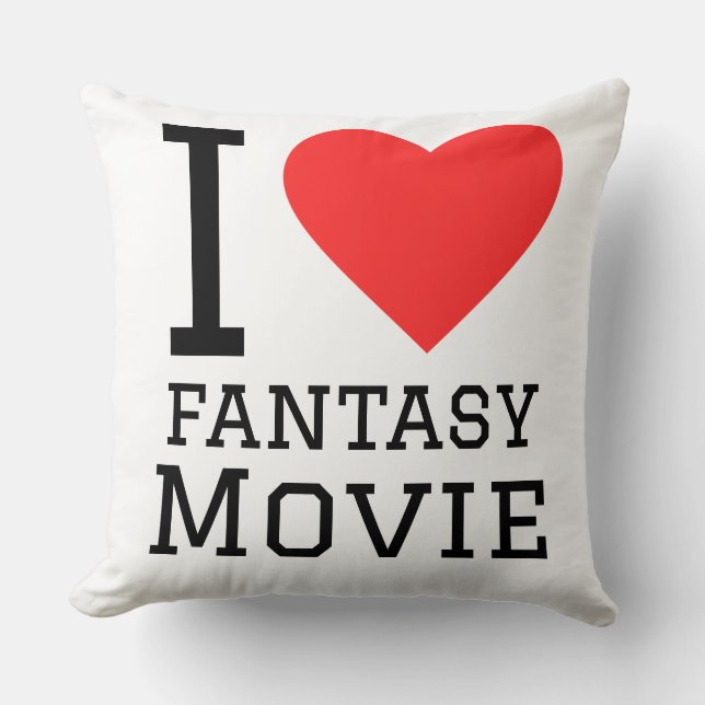 Coussin J'adore le film fantastique (Recto)