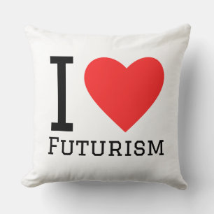 Coussin J'adore le futurisme