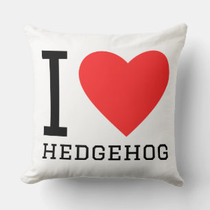 Coussin J'adore le hérisson